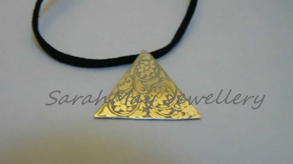 Etched Pendant